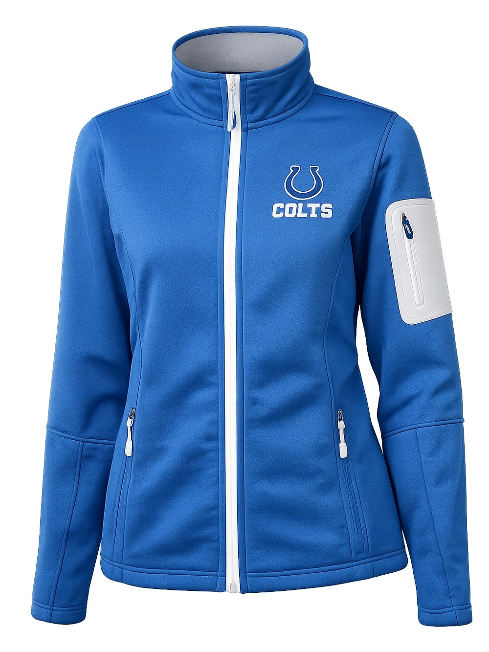 Indianapolis Colts Dunbrooke Full Zip Jacket Women’s M Blue NFL Fleece